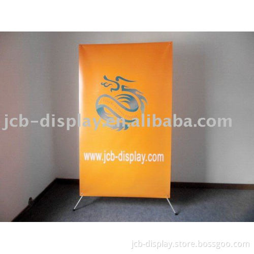 aluminum silver feet big size X rack X banner stand